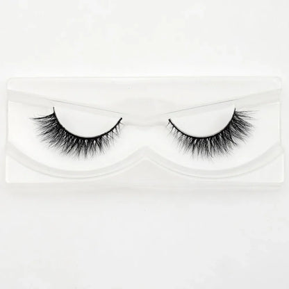 Visofree 3D Mink Eyelashes – Thick Handmade Full Strip Cruelty-Free False Lashes for Makeup M56