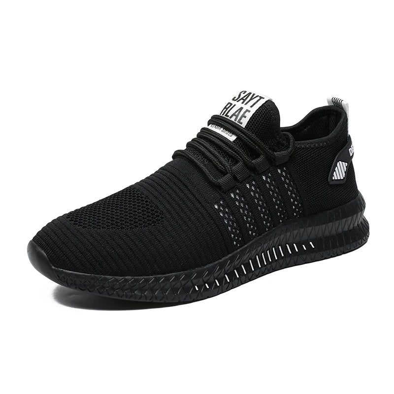 Fashion Sneakers for Men – Lightweight Casual Lace-Up Shoes, Breathable Walking Footwear
