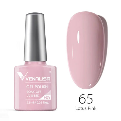 VENALISA 7.5ml HEMA-Free Nail Gel Polish – VIP4 Semi-Permanent Soak-Off UV/LED Gel Varnish, Full Coverage Nail Lacquer