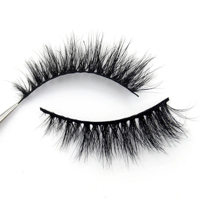 Visofree 13mm 3D Mink Eyelashes – Natural Long Handmade Cruelty-Free False Lashes for Makeup G04