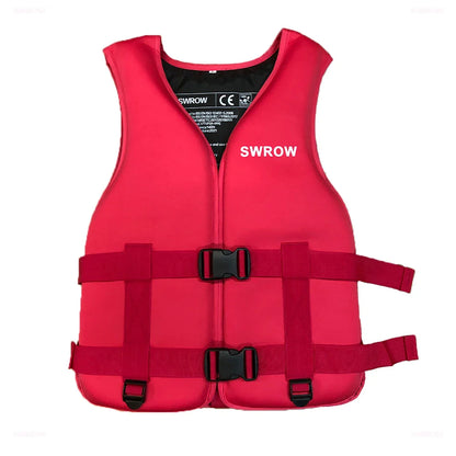 Neoprene Life Jacket for Adults & Children – Buoyancy Vest for Swimming, Boating, Skiing, and Water Sports