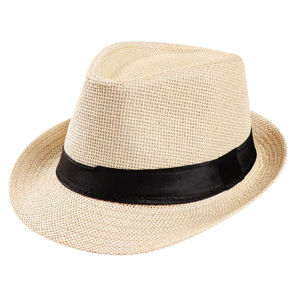 Women’s Summer Visor Hat – Foldable Wide-Brim Straw Cap, Stylish UV-Resistant Sun Hat for Beach & Hiking