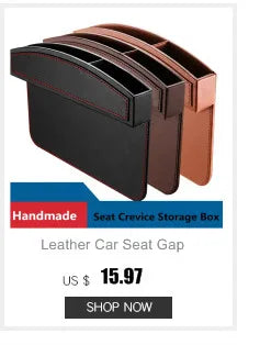 Car Neck & Lumbar Pillow – PU Leather Memory Foam Seat Headrest & Backrest Cushion
