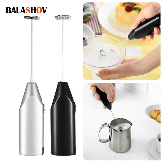 Wireless Electric Milk Frother & Coffee Mixer: Mini Blender for Cappuccino, Cooking, and More!
