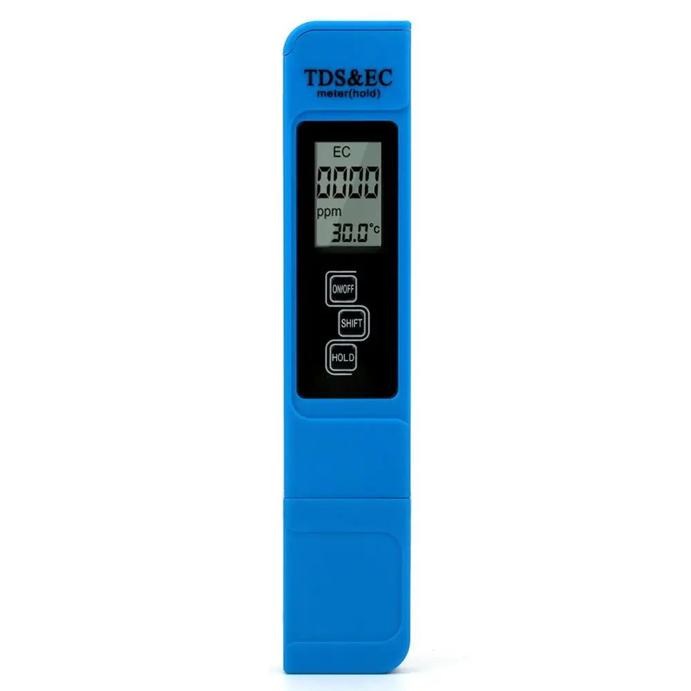 RZ PH/EC Meter Monitor — Digital Portable Aquarium Water Quality Tester, Professional Mini Acidity PH Detector