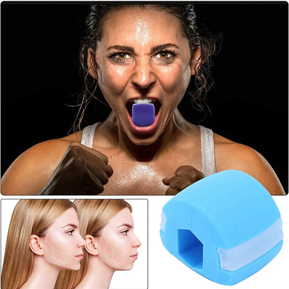 Silica Gel Face Fitness Ball - Jaw Exerciser for Toning Facial Muscles & Reducing Double Chin - Gym Training Simulator