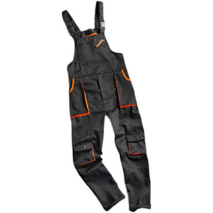 Unisex Work Overall Coverall – Men & Women Mechanic Jumpsuit with Fly Pockets for Workshop, Garage, Warehouse