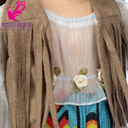 18-Inch Girl Doll Winter Coat — 43cm Baby Doll Jacket Outfit for Dressing