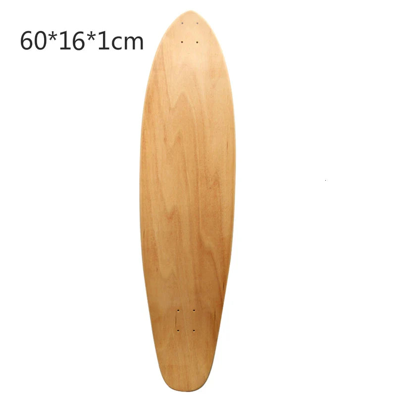 7-9 Layer Maple Skateboard Deck – Double Rocker Mini Cruiser & Dance Board with High Elasticity