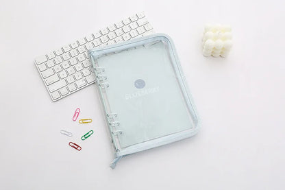 2024 Cute A5/A6 Zip Bag Journal & Agenda Notebook – DIY Photocard Binder Organizer for School Stationery Gift