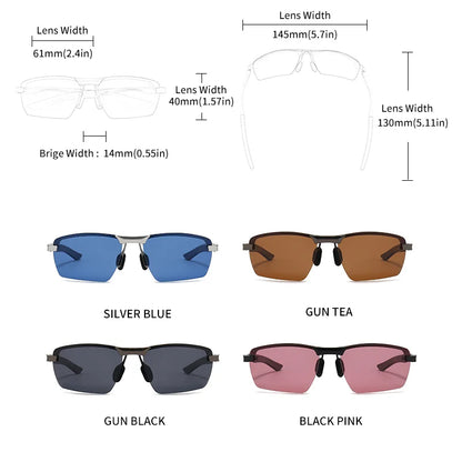 GCV Ultralight Polarized Sunglasses – Fashion Sports Eyewear for Men, Ideal for Driving, Fishing, Outdoor Travel, UV Protection Goggles