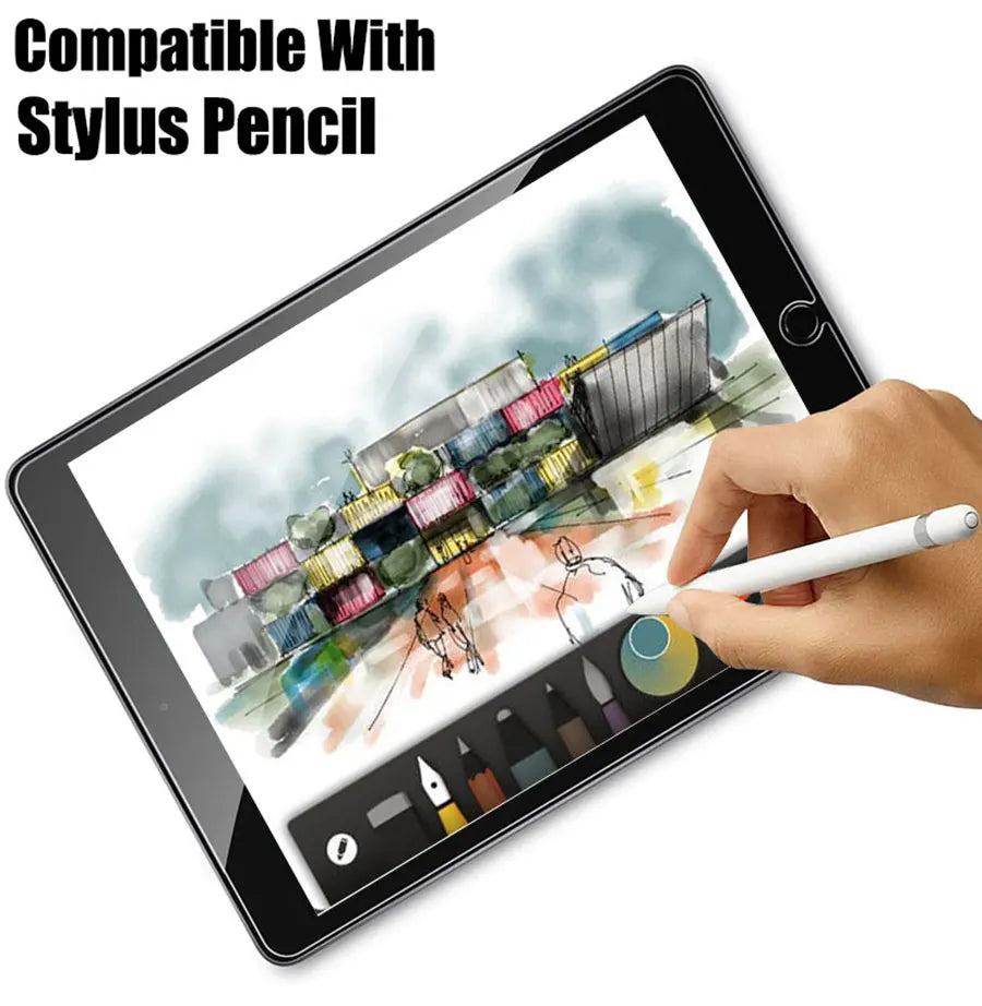 2PCS Tempered Glass Screen Protector for iPad Pro 11/12.9, Air 4/3/2, Mini 6/5/4/3 (2021/2024 Models)