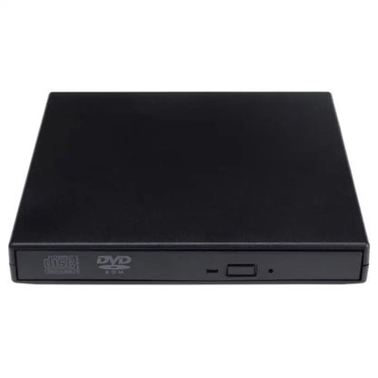 USB 2.0 External CD/DVD Drive – Optical DVD RW Burner & Reader for Windows PC and MacBook Laptops