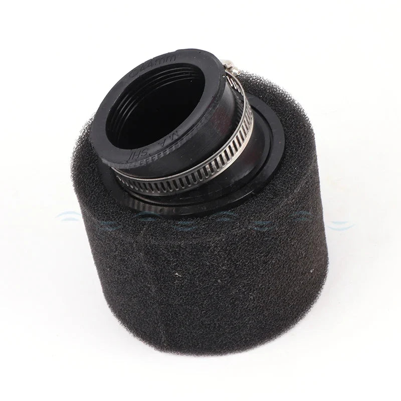 35–60mm Foam Air Filter – Red Elbow Neck Sponge Cleaner for Scooter, Dirt Bike, Motorcycle | Kayo BSE Compatible