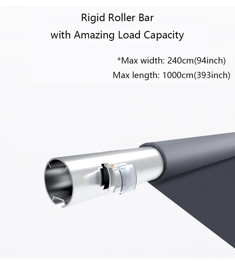 Decopedia No-Drill Motorized Roller Blinds – Blackout Day & Night Smart Window Shades for Bedroom