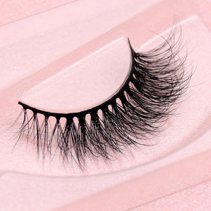 Visofree 3D Mink Eyelashes – Thick Handmade Full Strip Cruelty-Free False Lashes for Makeup M56