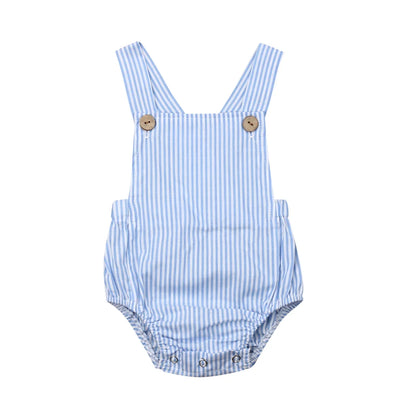 Newborn Baby Sleeveless Romper - Casual Summer One-Piece Jumpsuit for Boys & Girls