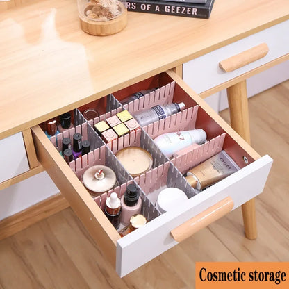 Adjustable Drawer Organizer Divider: Versatile Household Storage Cabinet Partition for Underwear, Socks, and Sundries