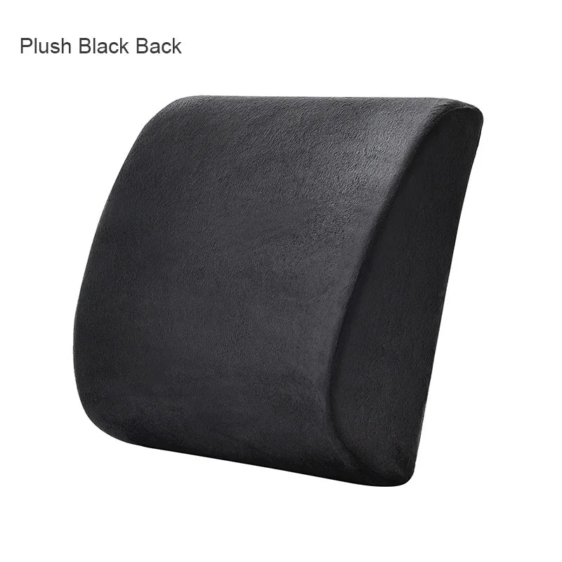 Orthopedic Memory Foam Seat Cushion – Hemorrhoid Relief, Car & Office Chair Lumbar Support, Breathable Pain Relief Pillow