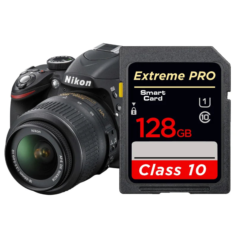 High-Speed Class 10 SD Card – 8GB, 16GB, 32GB, 64GB, 128GB, 256GB for Camera, SDA1HC & SDA1XC Flash Memory Card