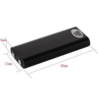 8GB Professional Digital Voice Recorder — Mini Audio Dictaphone