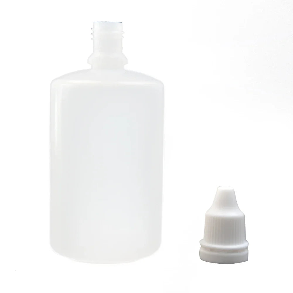 5PCS Squeezable Dropper Bottles — 5ML/10ML/15ML/20ML/30ML/50ML/100ML Refillable Plastic Bottles for Eye Liquid & Essentials