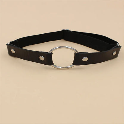 2022 Women's Sexy Elastic Harness Heart Leg Chain Garter Belt – Cosplay Spike Thigh Ring, High-Quality Elastic