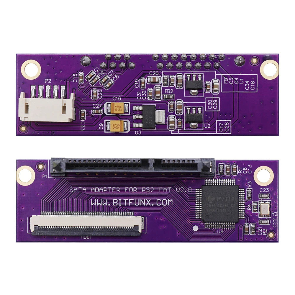BitFunx SATA Upgrade Board & Hard Drive Adapter Kit for PS2 IDE Hard Drives – Original Network Adapter