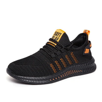 Fashion Sneakers for Men – Lightweight Casual Lace-Up Shoes, Breathable Walking Footwear