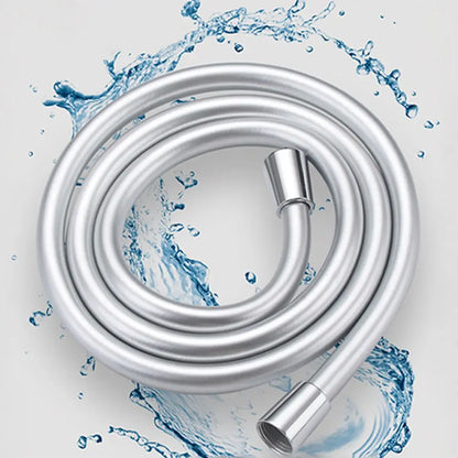 1/1.5/2M PVC Handheld Shower Hose — Flexible, Anti-Kink, Explosion-Proof Bathroom Faucet Extension Tube