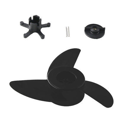 3-Blade Electric Boat Propeller – Outboard Trolling Motor Propeller with Fastening Nut