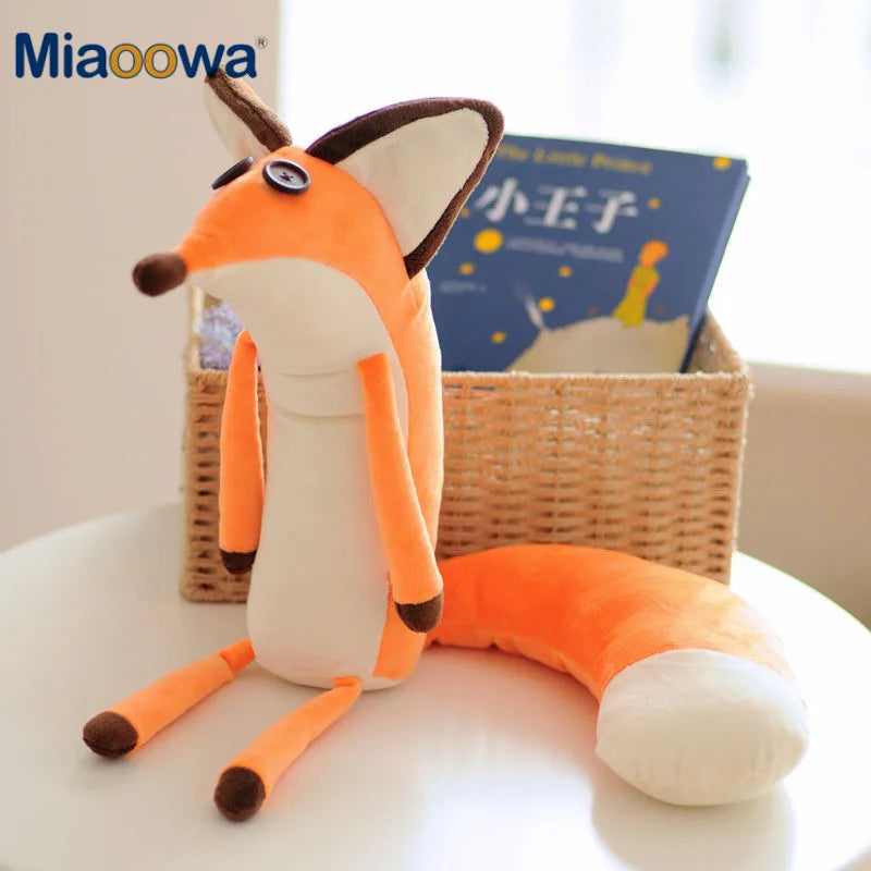 60cm The Little Prince & Fox Plush Doll – Soft Stuffed Animal Educational Toy for Kids, Baby Gift & Christmas Present