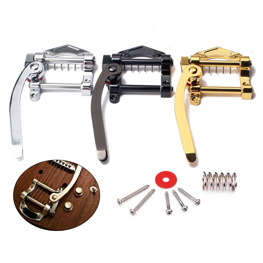 Electric Guitar Tremolo Bridge – LP/SG Style String Board Rocker for Fat Body Guitars