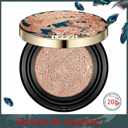 Retro Air Cushion Glow Foundation Cream – Moisturizing, Oil-Control BB Cream for Concealing & Brightening