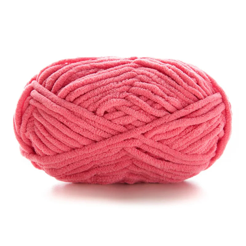 50g/Ball DIY Knitting Yarn – Soft Wool for Baby Scarf, Hat, Chunky Crochet Thread