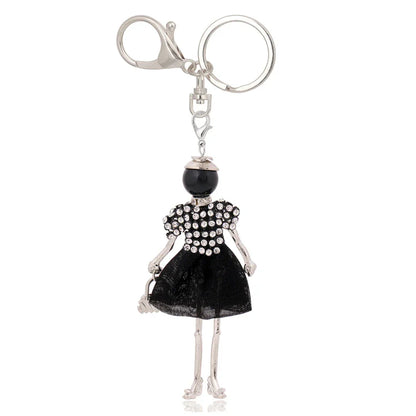 Trendy Women’s Metal Charm Keychain 2026 – Cute Statement Bag Pendant Jewelry Gift for Ladies