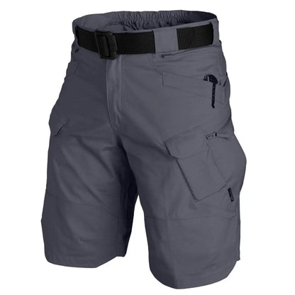 Men’s Urban Military Cargo Shorts - Waterproof Tactical Camo, Breathable Quick-Dry Pants for Outdoor Summer Casual Wear