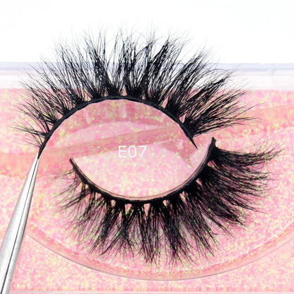 Visofree 3D Mink Eyelashes – Thick Handmade Full Strip Cruelty-Free False Lashes for Makeup M56