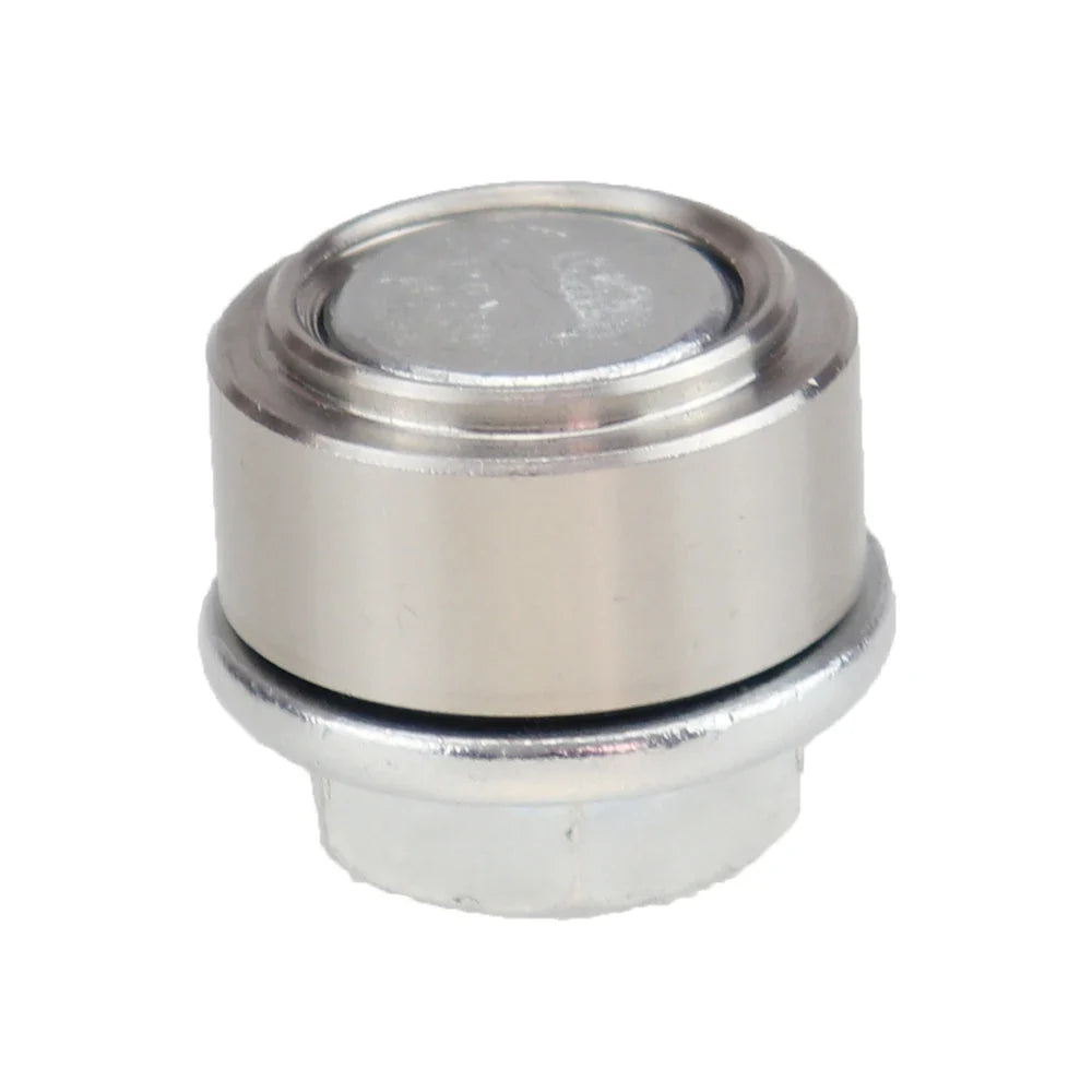 Oxygen Sensor Stainless Steel Bung Plug Nut Kit — Stepped Mounting Cap, Wideband Nut Fitting for Weld Bungs M18x1.5