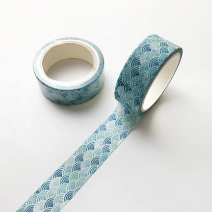 Green Plant Floral Washi Tape – DIY Decorative Adhesive for Scrapbooking, School, & Handmade Crafts