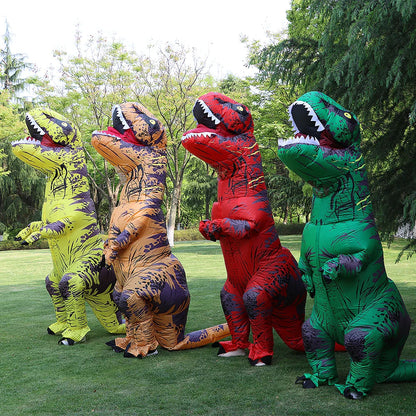 T-Rex Inflatable Tyrannosaurus Dinosaur Costume – Kids and Adult Role-Playing Fancy Dress for Halloween and Parties
