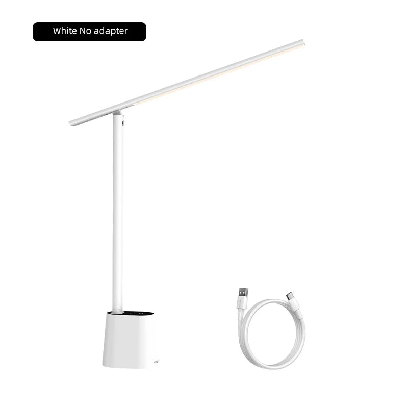 Baseus LED Desk Lamp – Eye Protection, Dimmable, Foldable Table Lamp with Smart Adaptive Brightness for Study & Office