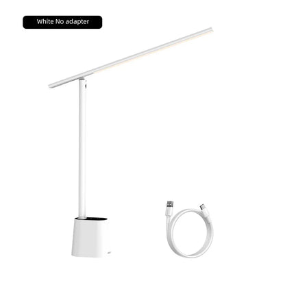 Baseus LED Desk Lamp – Eye Protection, Dimmable, Foldable Table Lamp with Smart Adaptive Brightness for Study & Office