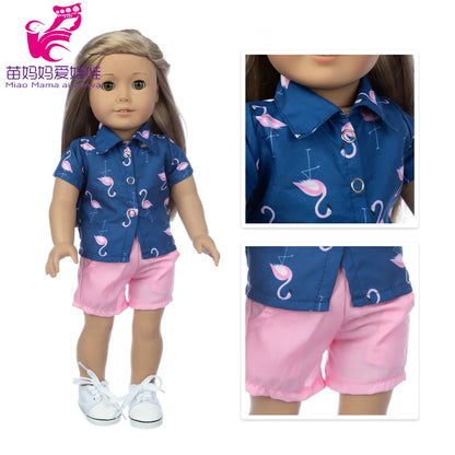 18-Inch Girl Doll Winter Coat — 43cm Baby Doll Jacket Outfit for Dressing