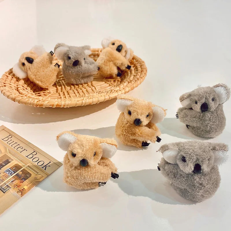 2021 Women’s Cute Koala Bear Hair Clips – Plush Side Bangs Barrettes, Soft Hairpins for Girls and Ladies Hair Accessories