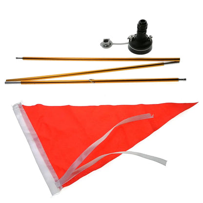 Foldable Kayak Safety Flag – Canoe, Paddle Board & Fishing Boat Visibility Flag
