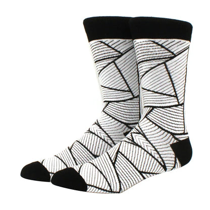 Funny Cartoon Fashion Cotton Socks – Hip Hop Skateboard Style Socks for Men & Women, Beer, Pizza, Astronaut & Pineapple Print Casual Wear Socks