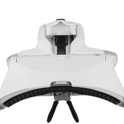 Adjustable Illuminated Magnifying Glass – 1.0X–3.5X Loupe with 2 Lights for Reading & Detail Work