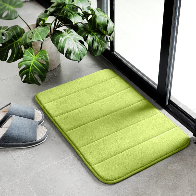 Water Absorption Anti-Slip Bath Mat Set - Bathroom, Toilet, Living Room, Bedroom Floor Carpet (1PC/3PC)