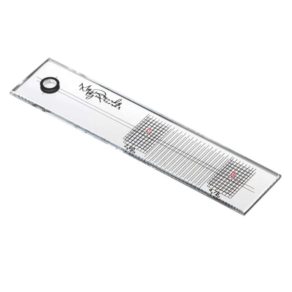 LP Vinyl Stylus Azimuth Gauge — Cartridge Calibration Ruler for Turntable Tonearm Adjustment